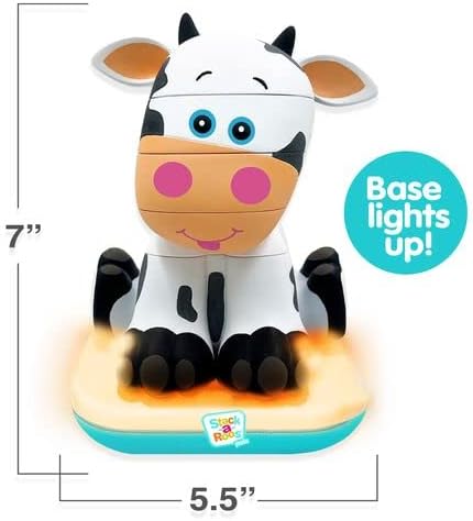 Stack-a-Roos Baby Cow - Image 3