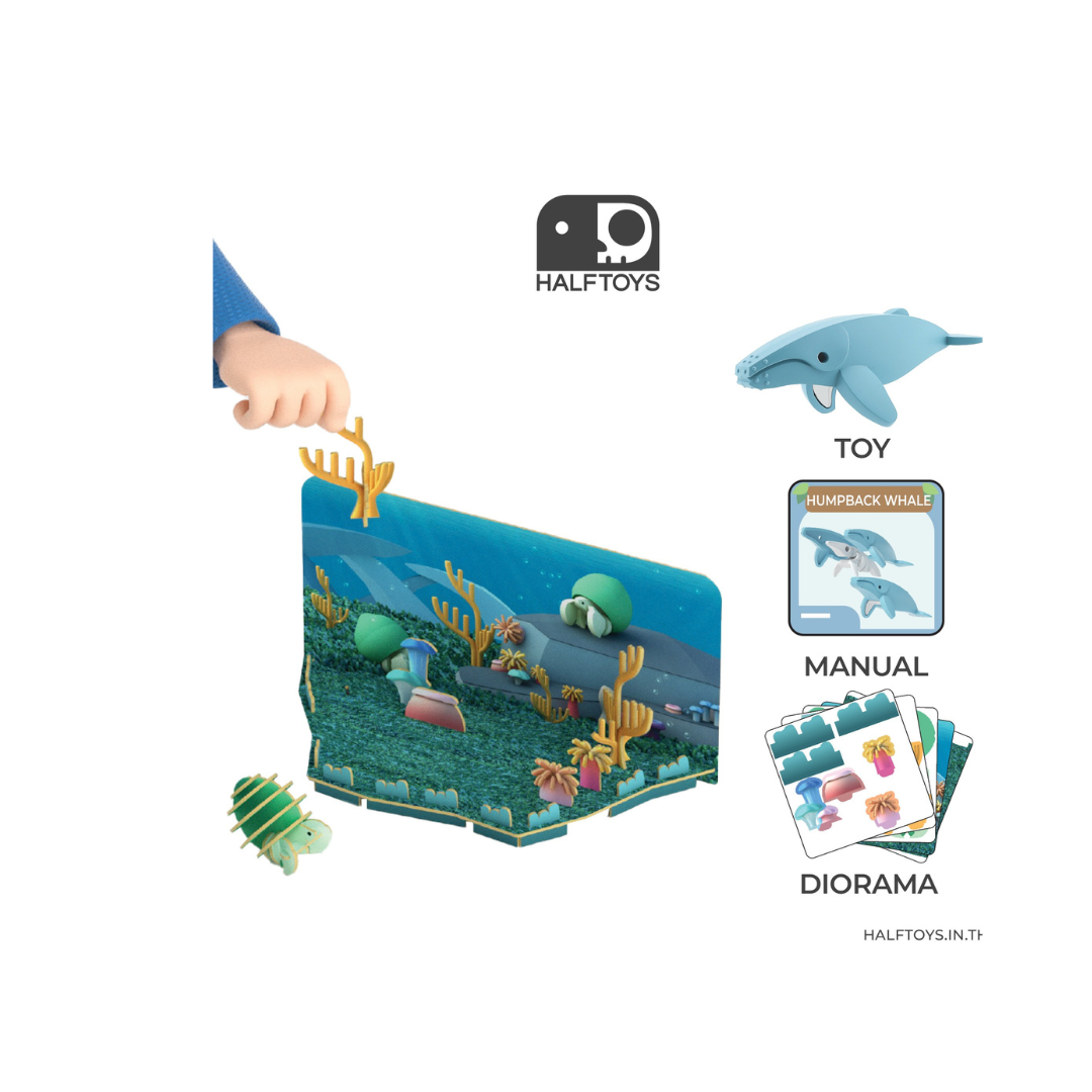 Diorama Set Humpback Whale - Image 4
