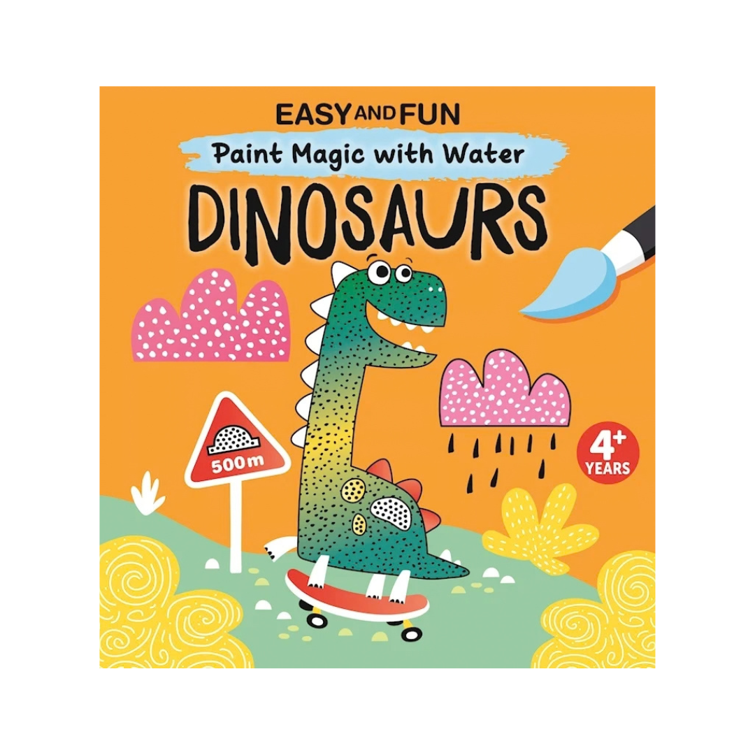 Easy and Fun Paint Magic with Water: Dinosaurs