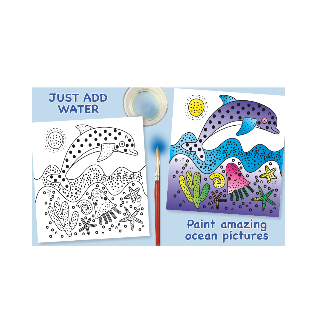 Easy and Fun Paint Magic with Water Oceans - Imagen 2