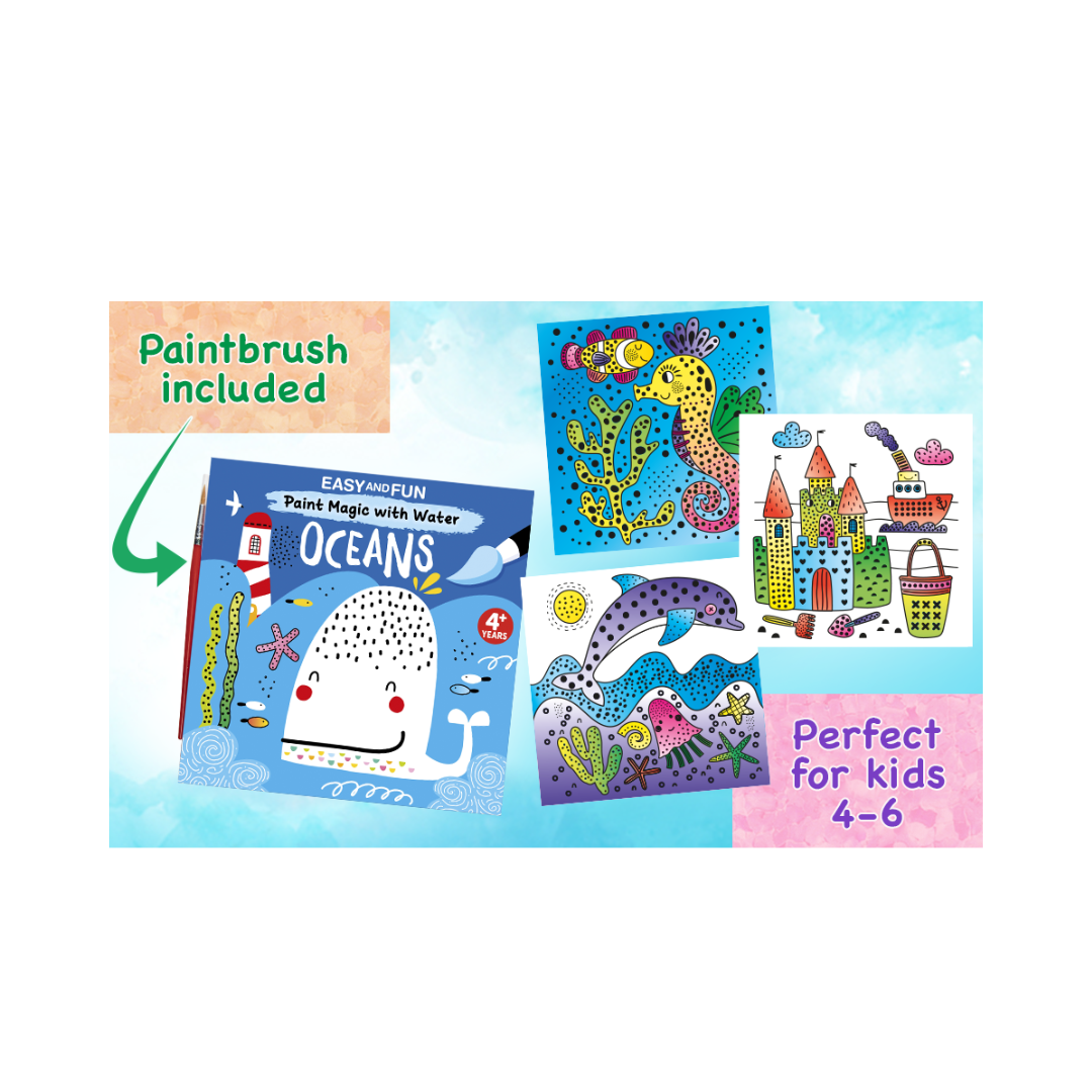 Easy and Fun Paint Magic with Water Oceans - Imagen 4